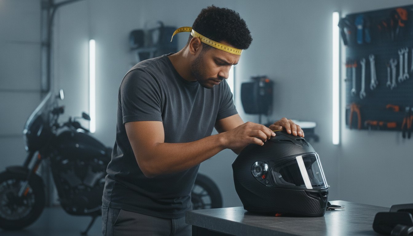 Motorcycle Helmet Size Guide: How to Measure and Find the Perfect Fit