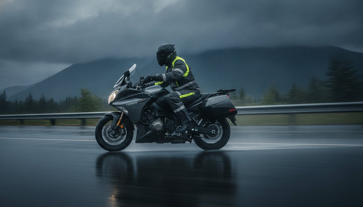 Motorcycle Rain Gear Guide: Staying Dry at Highway Speeds in 2026