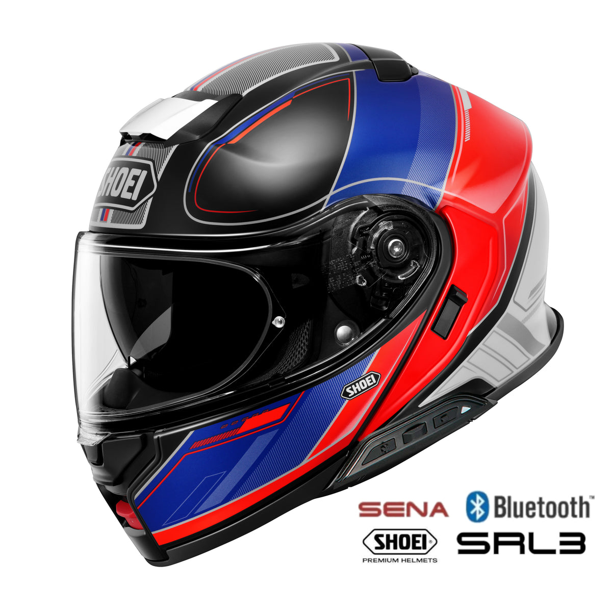 Shoei Neotec 3 Graphics + Sena SRL3