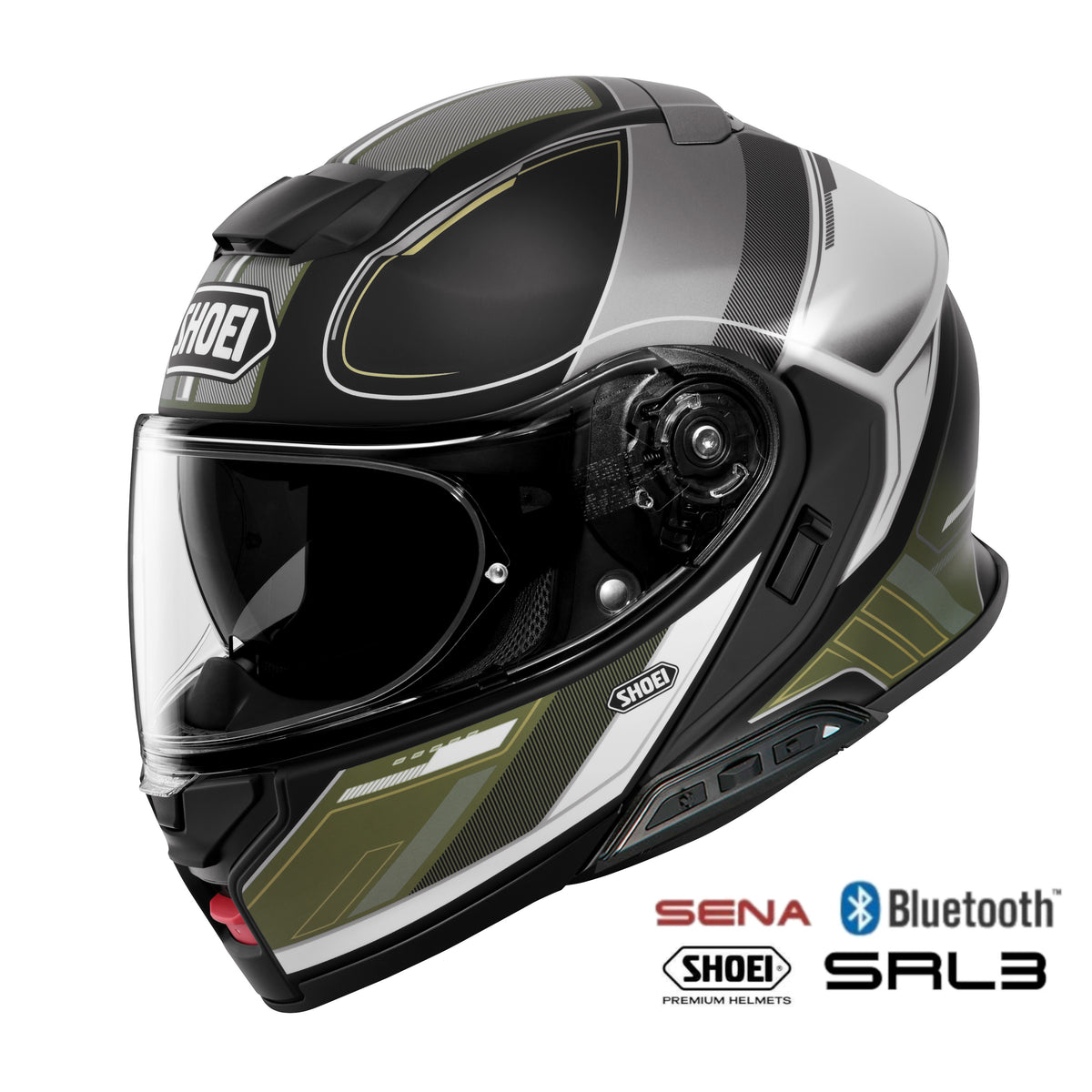 Shoei Neotec 3 Graphics + Sena SRL3