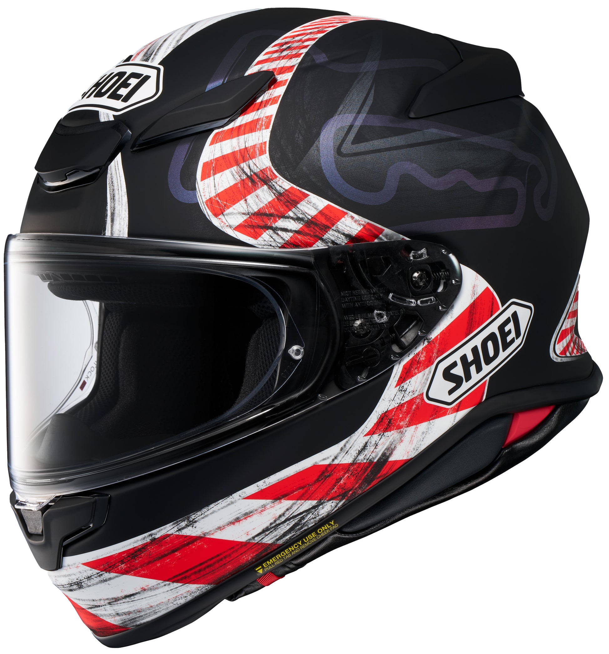 Shoei RF-1400 Knee Down Full Face Helmet - TC-5