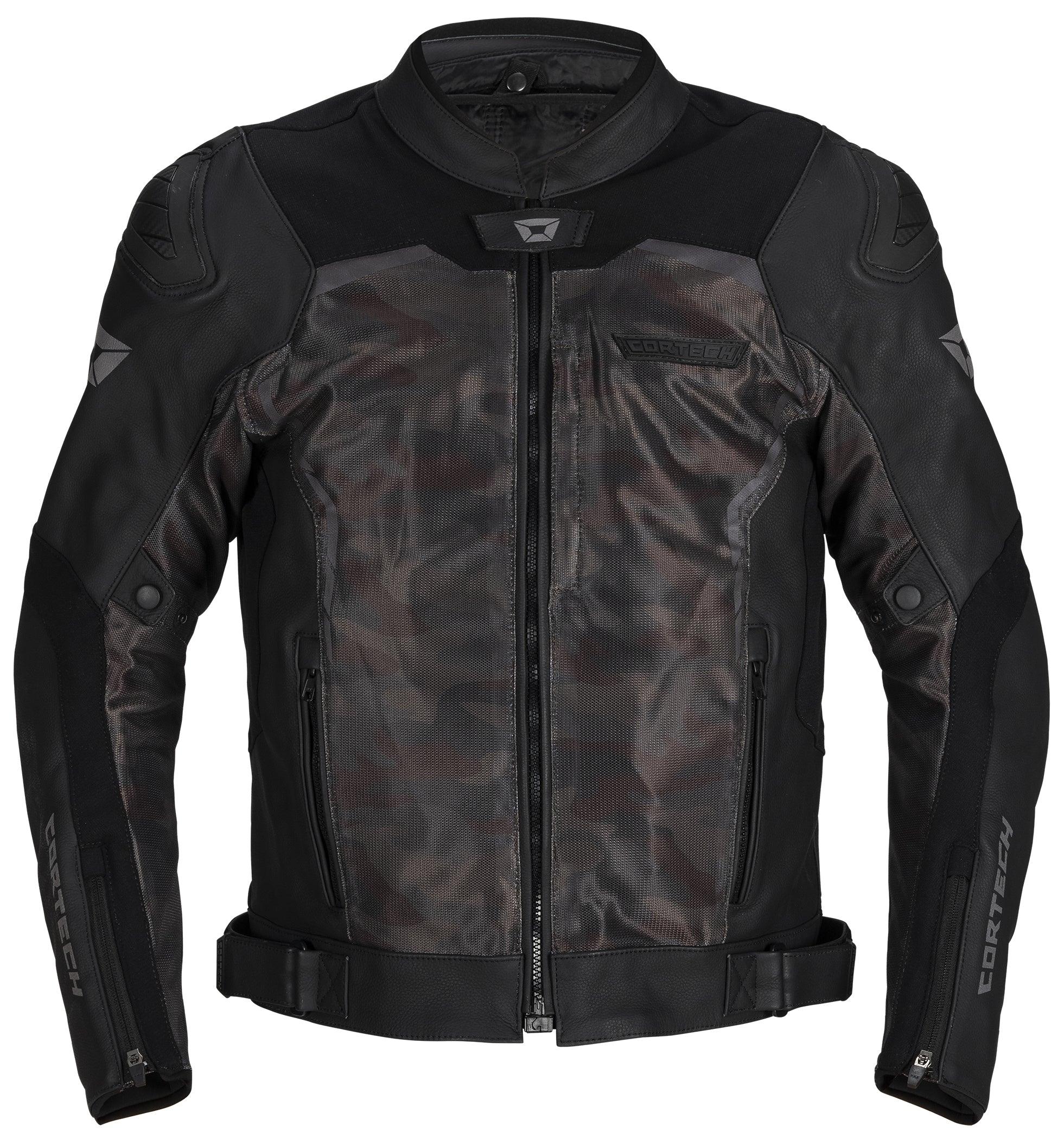 TOURMASTER VADER LEATHER JACKET BLACK/CAM