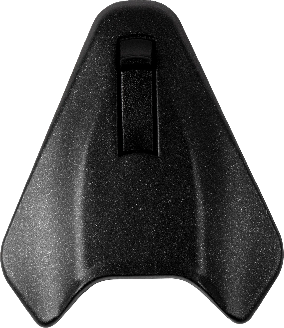Black motorcycle helmet chin guard accessory for added protection and comfort