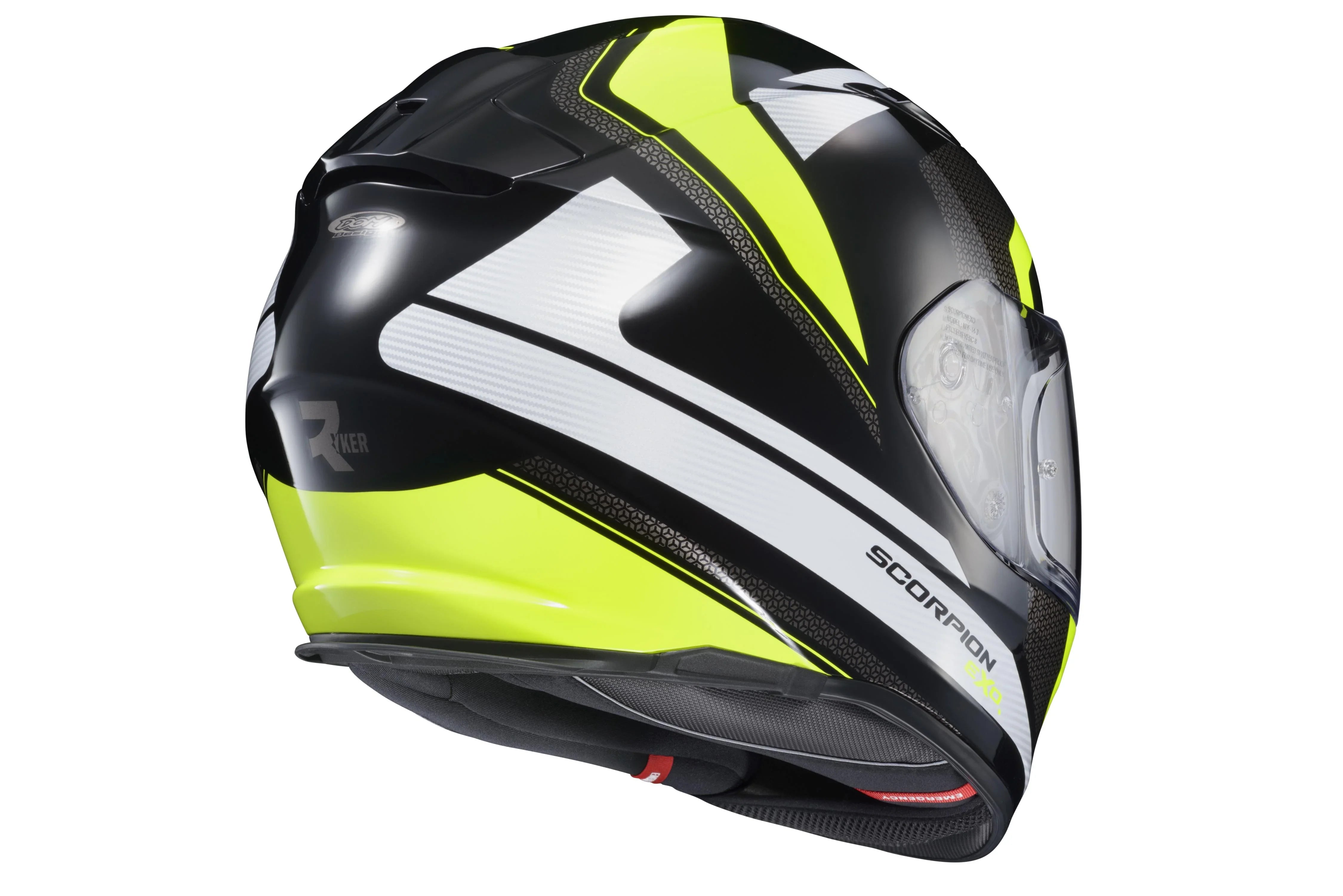 SCORPION EXO Ryzer Full-face Helmet Evolution Hi-Vis