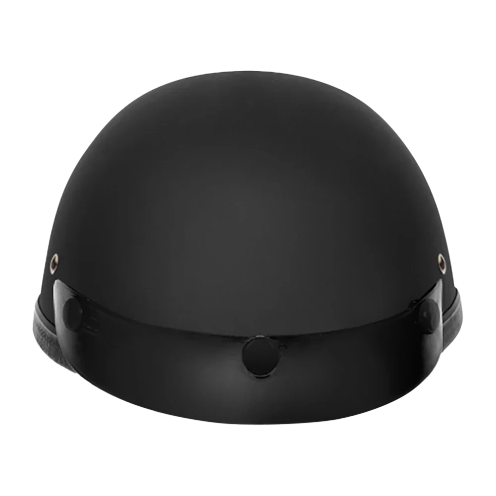 Daytona Helmets Novelty Eagle W/ Snaps- Dull Black