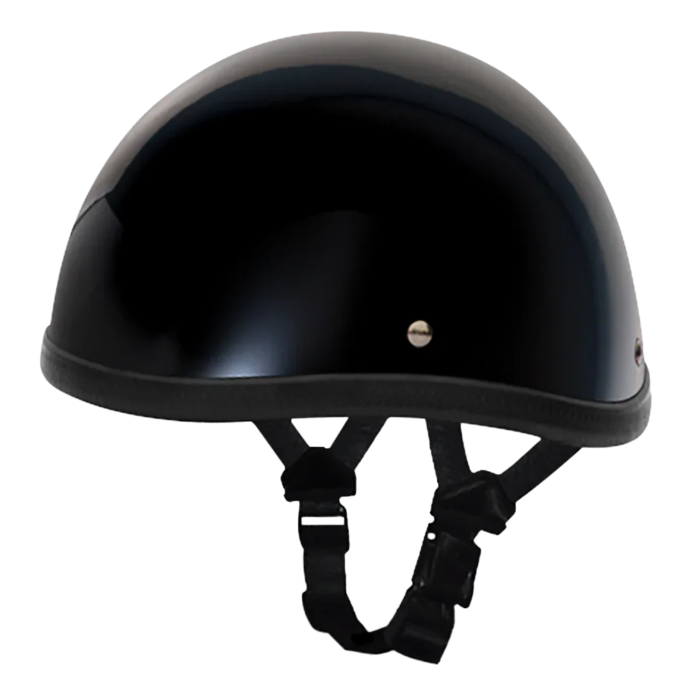 Daytona Helmets Novelty Smokey W/O Snaps- Hi-Gloss Black