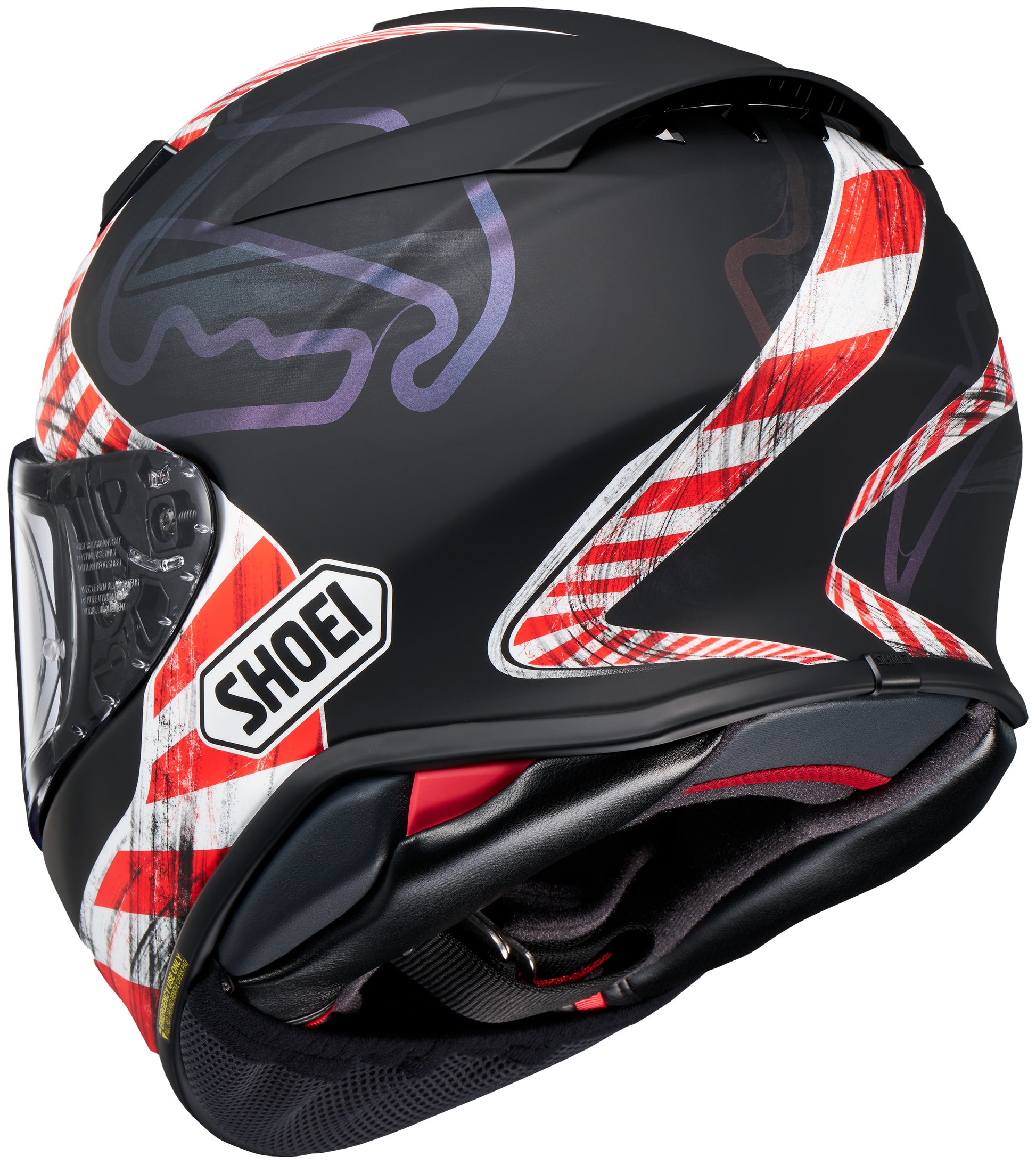 Shoei RF-1400 Knee Down Full Face Helmet - TC-5 - rear