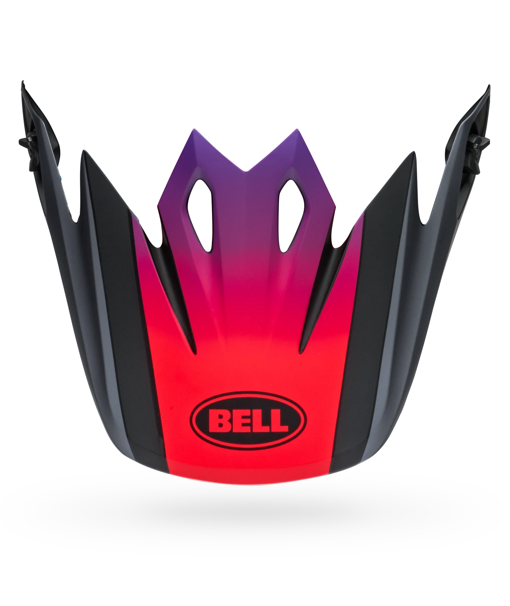 BELL PS MX 9 VISOR ALTER EGO MATTE BLACK RED ALTER