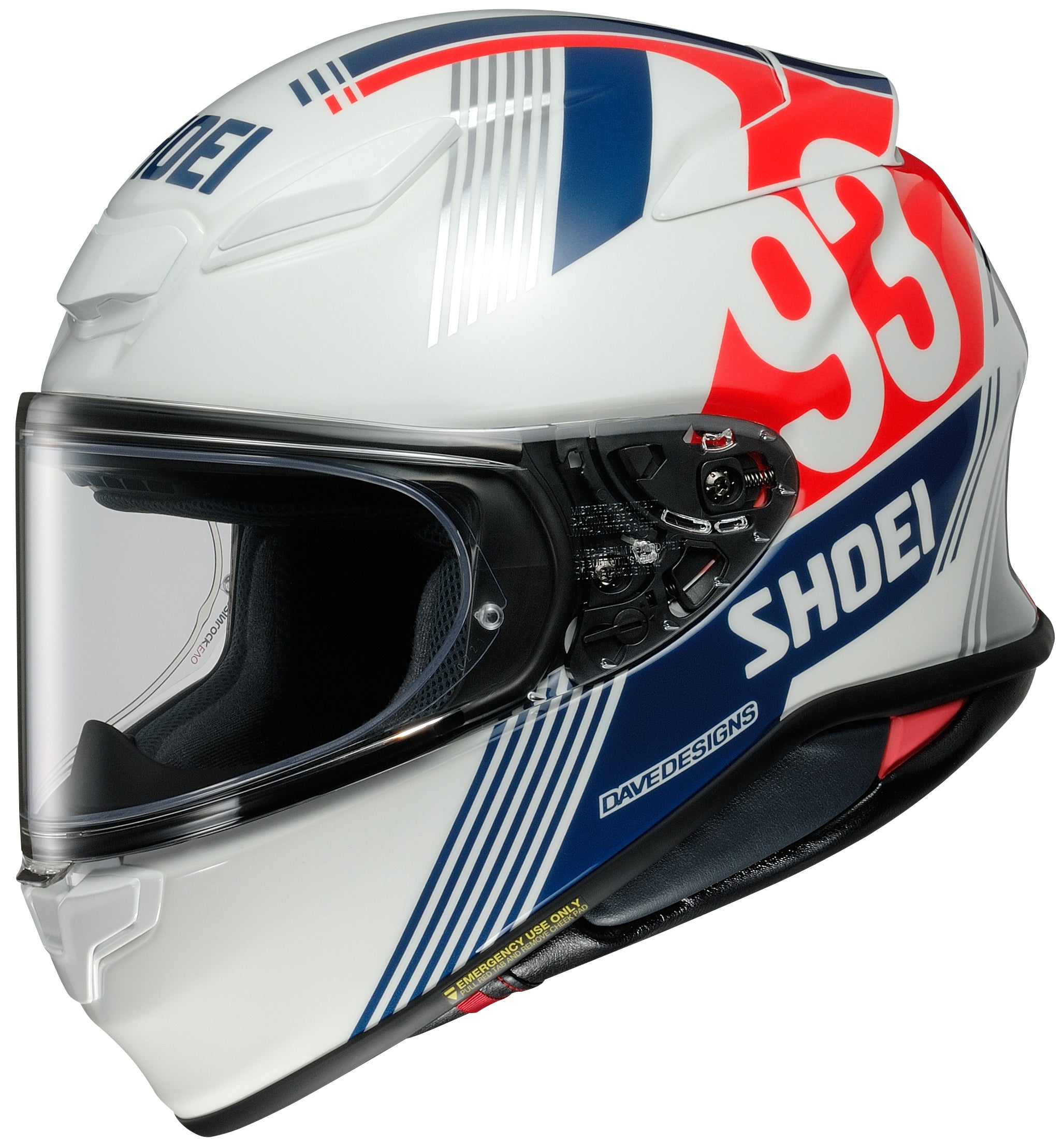 Shoei RF-1400 MM93 Retro Full Face Helmet - TC-10