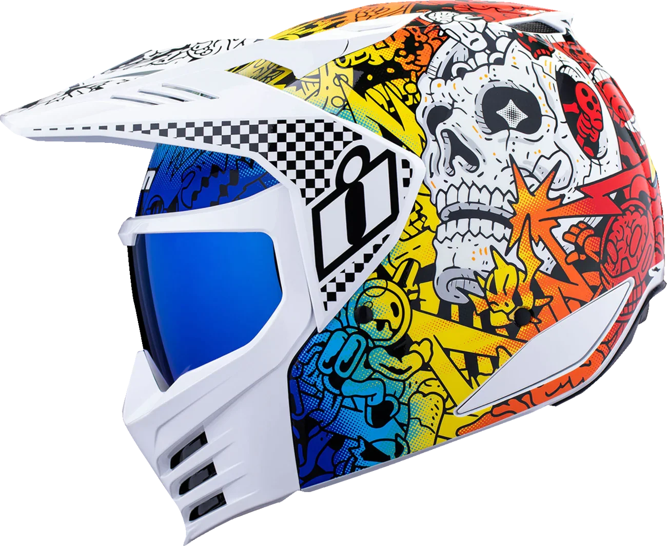 ICON Elsinore- Doodle 3 Helmet