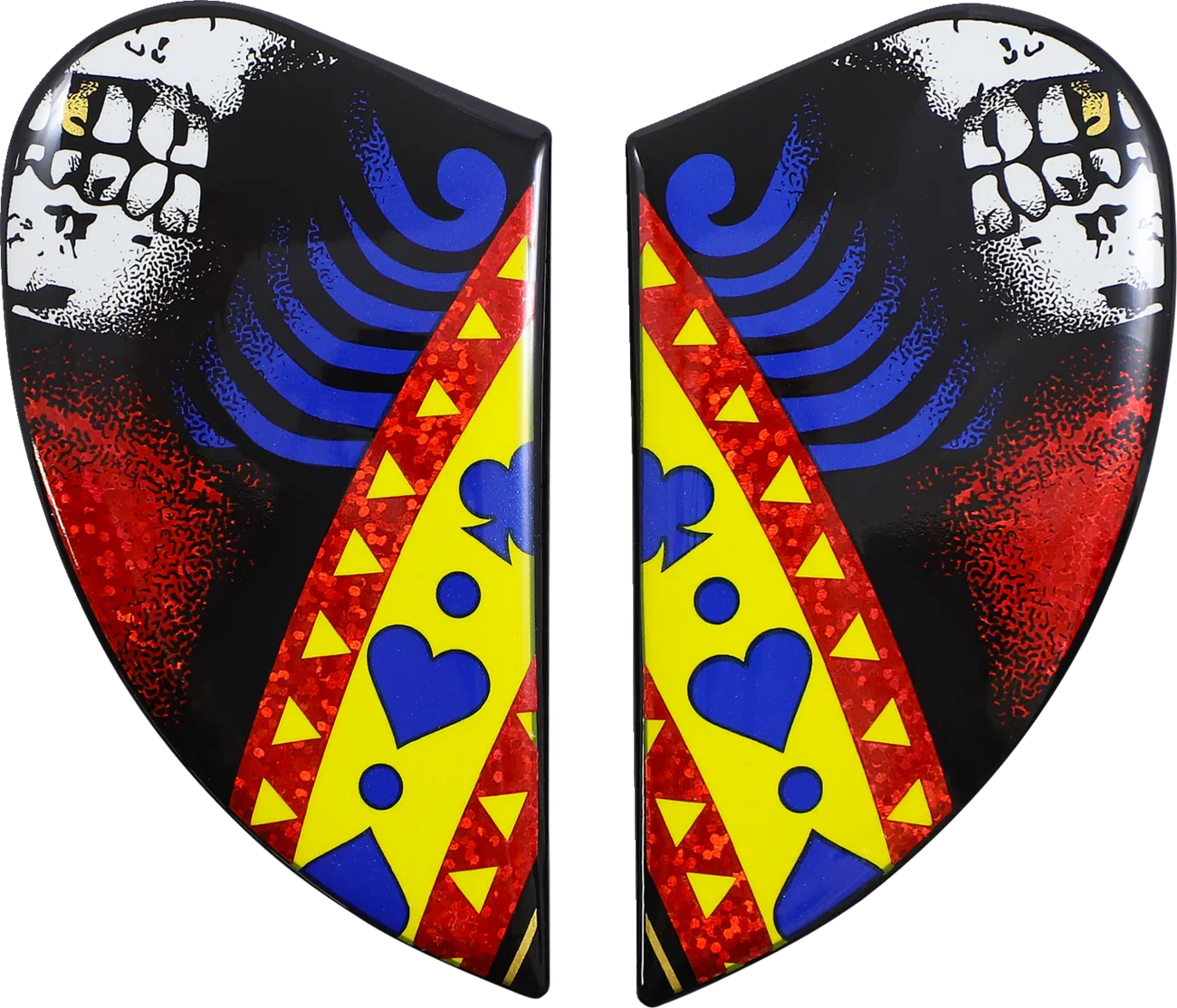 ICON Airform- Helmet Side Plates - Suicide King