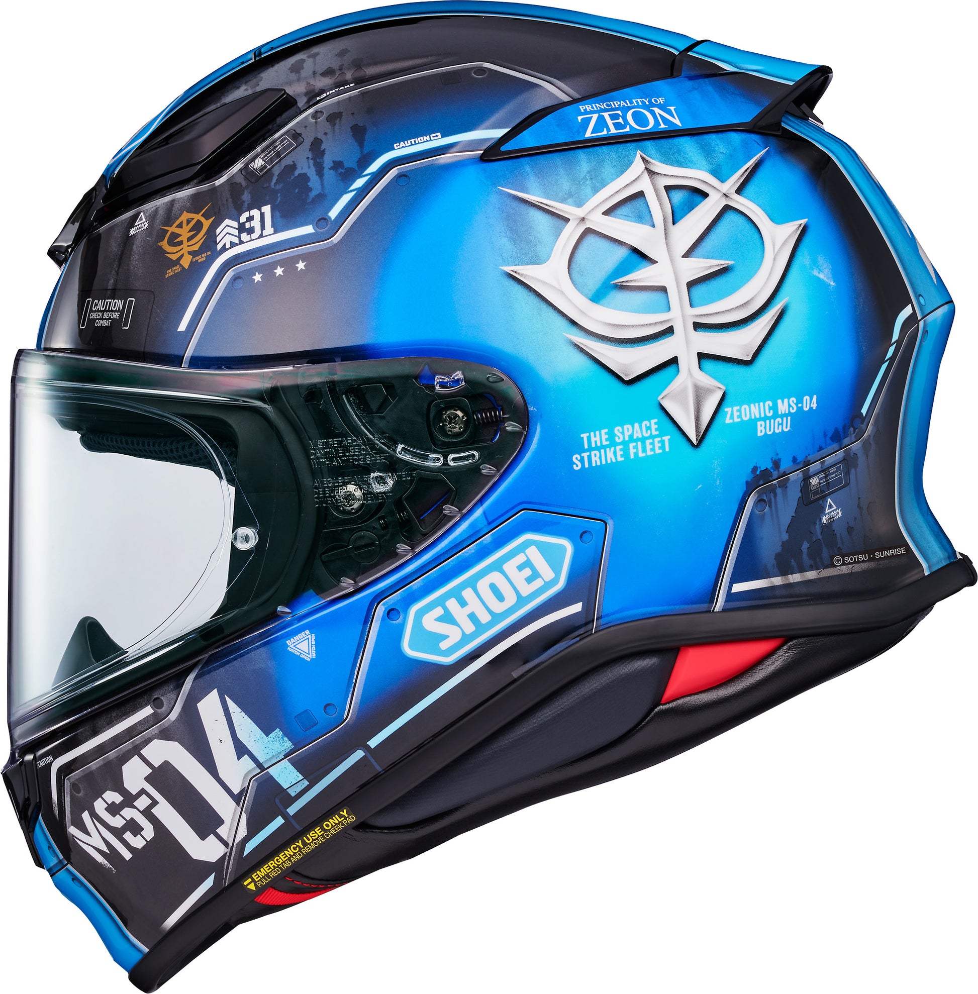 Shoei RF-1400 Ramba Ral's Bugu Full Face Helmet - TC-2 - side