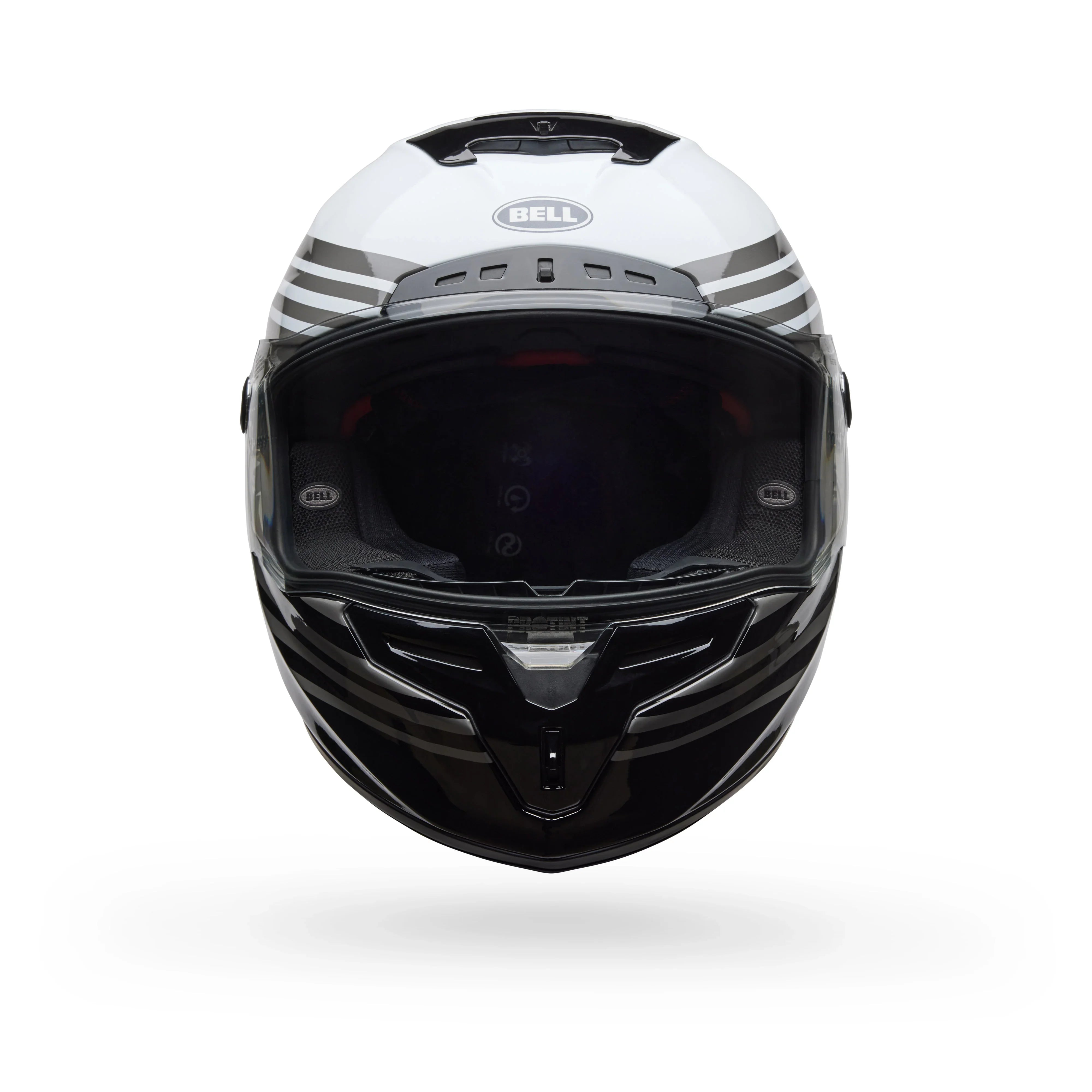 BELL PS RACESTAR DLX DASH WHITE BLACK