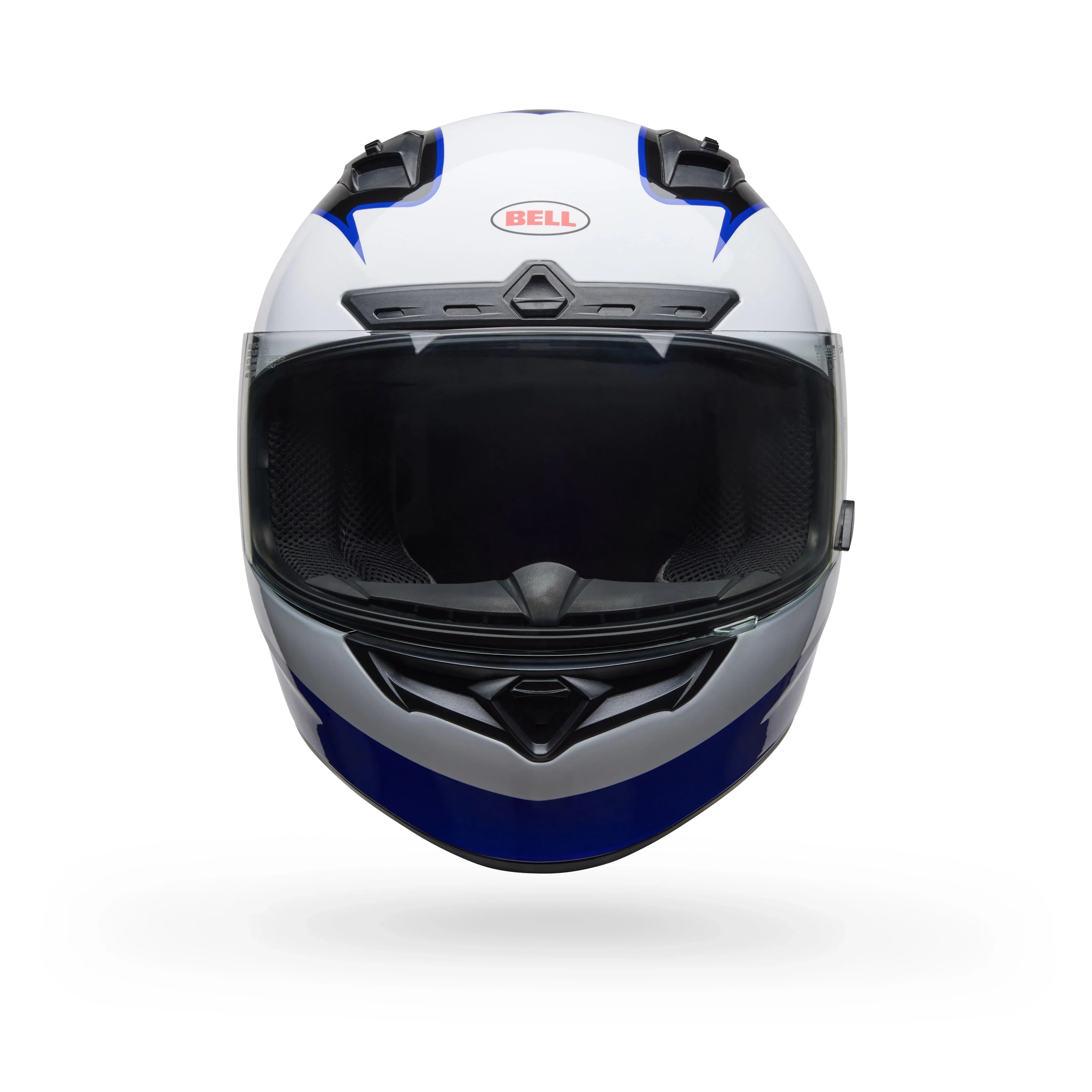 BELL PS QUALIFIER DLX MIPS TARMAC WHITE BLUE