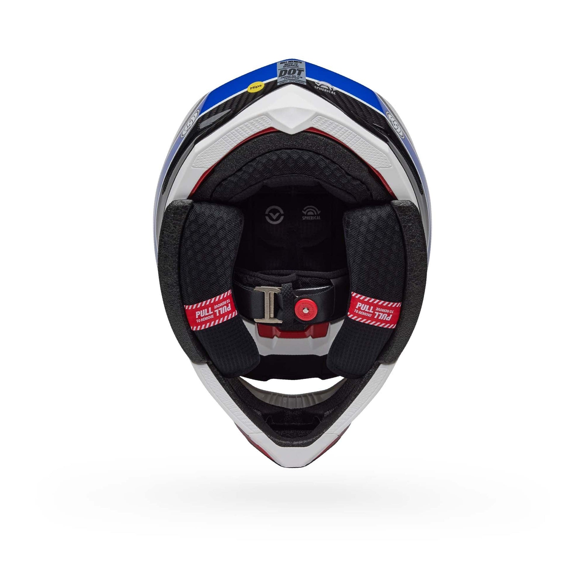 BELL PS MOTO-10 SPHR RSDOLDGLRY RED BLUE