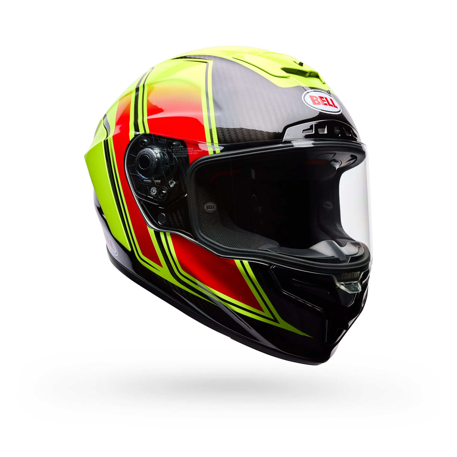 BELL PS RACESTAR DLX FLEX GRID YELLOW