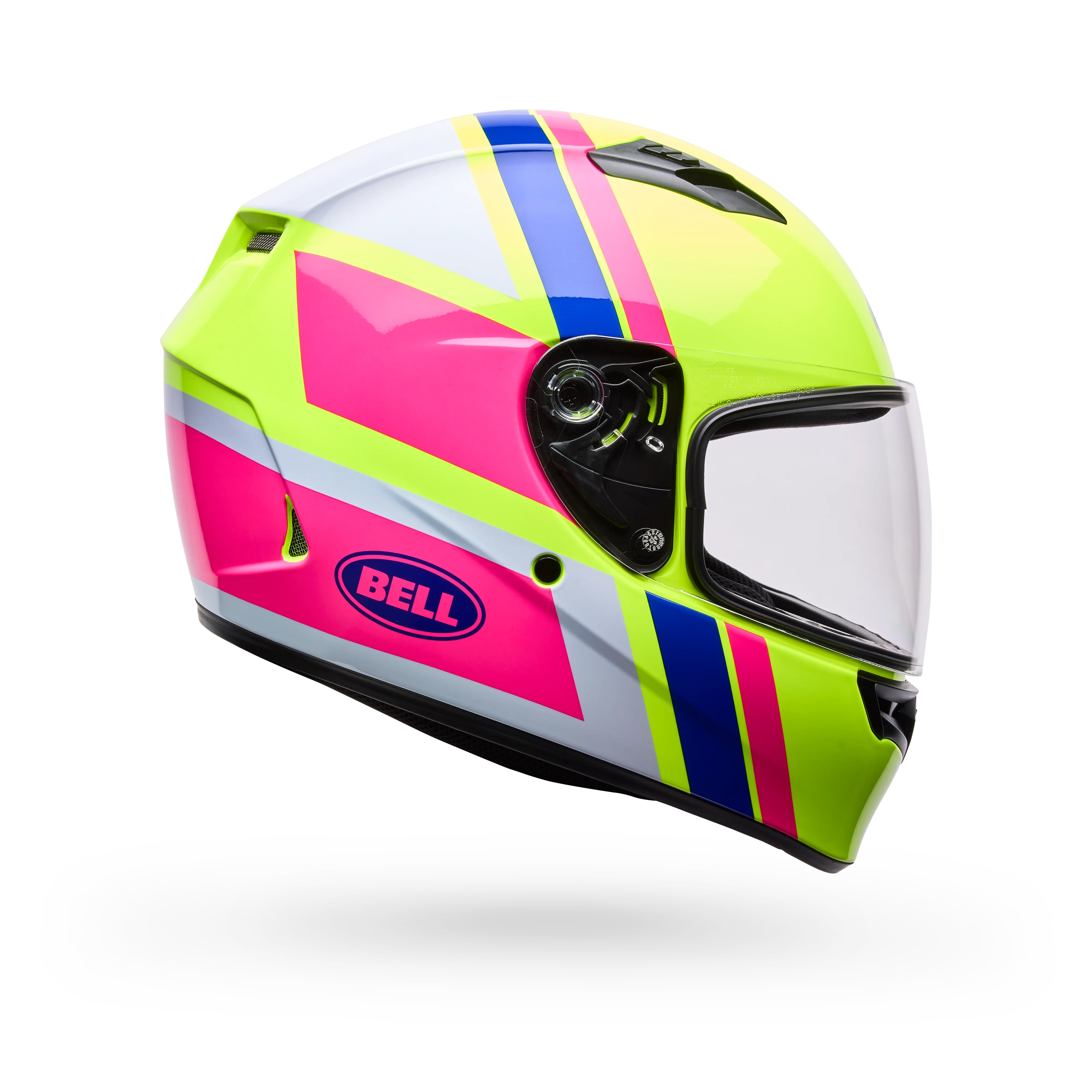 BELL PS QUALIFIER CHASM/PINK YELLOW PINK