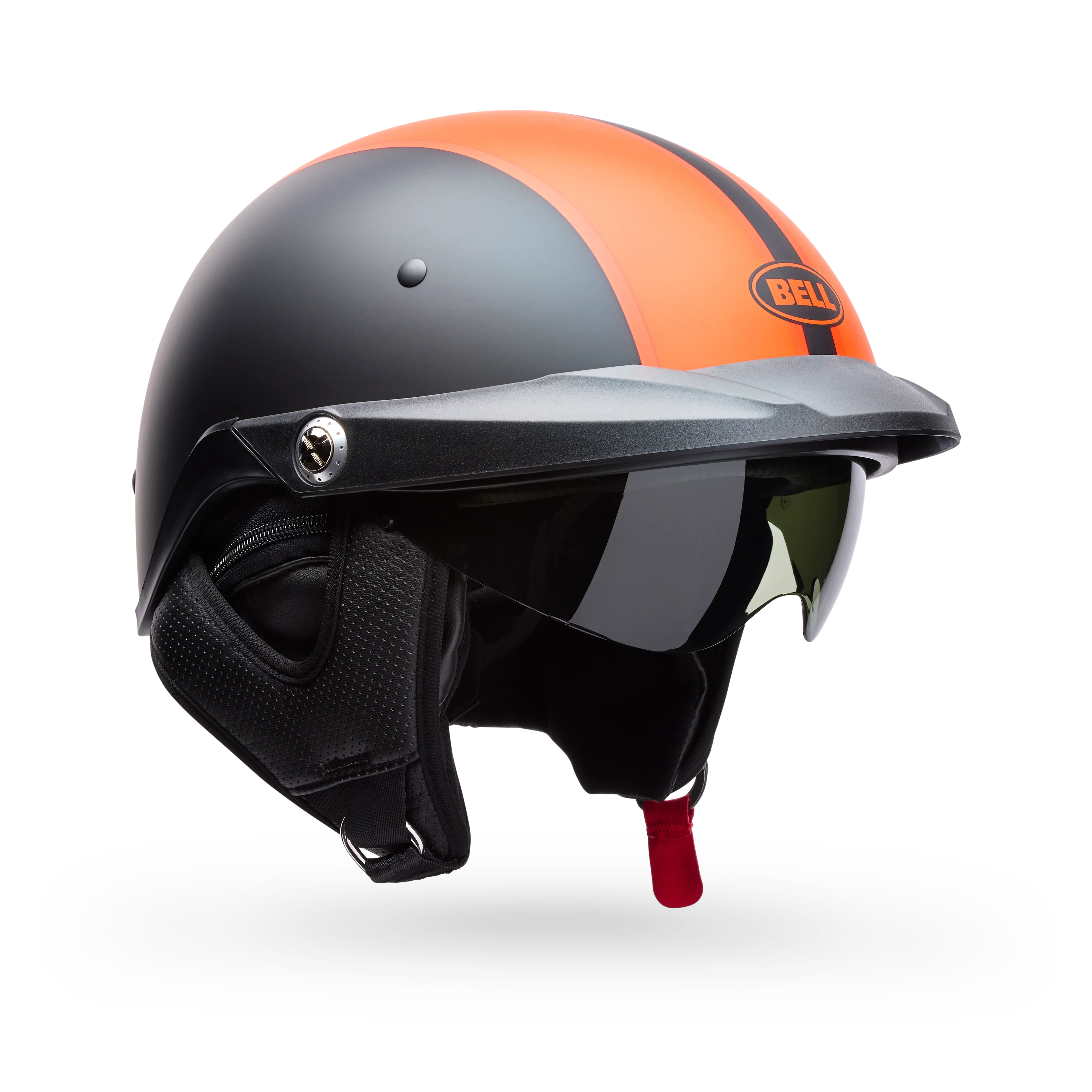 BELL PS PITBOSS PIN/ORANGE MATTE BLACK ORANGE