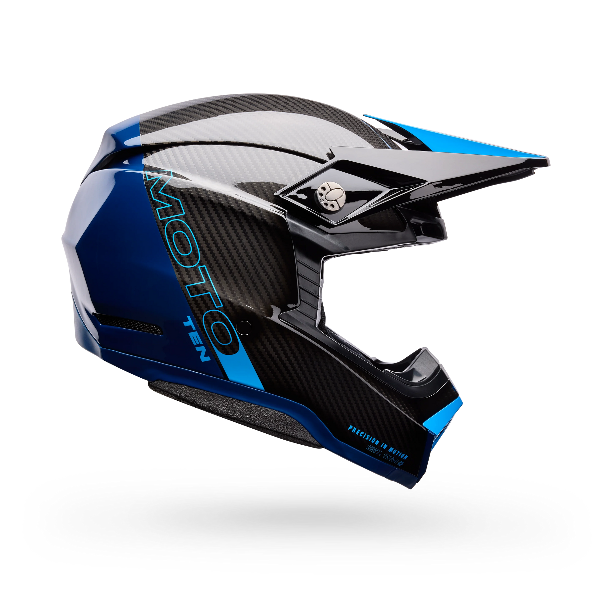 BELL PS MOTO-10 SPHR STRIKE BLUE