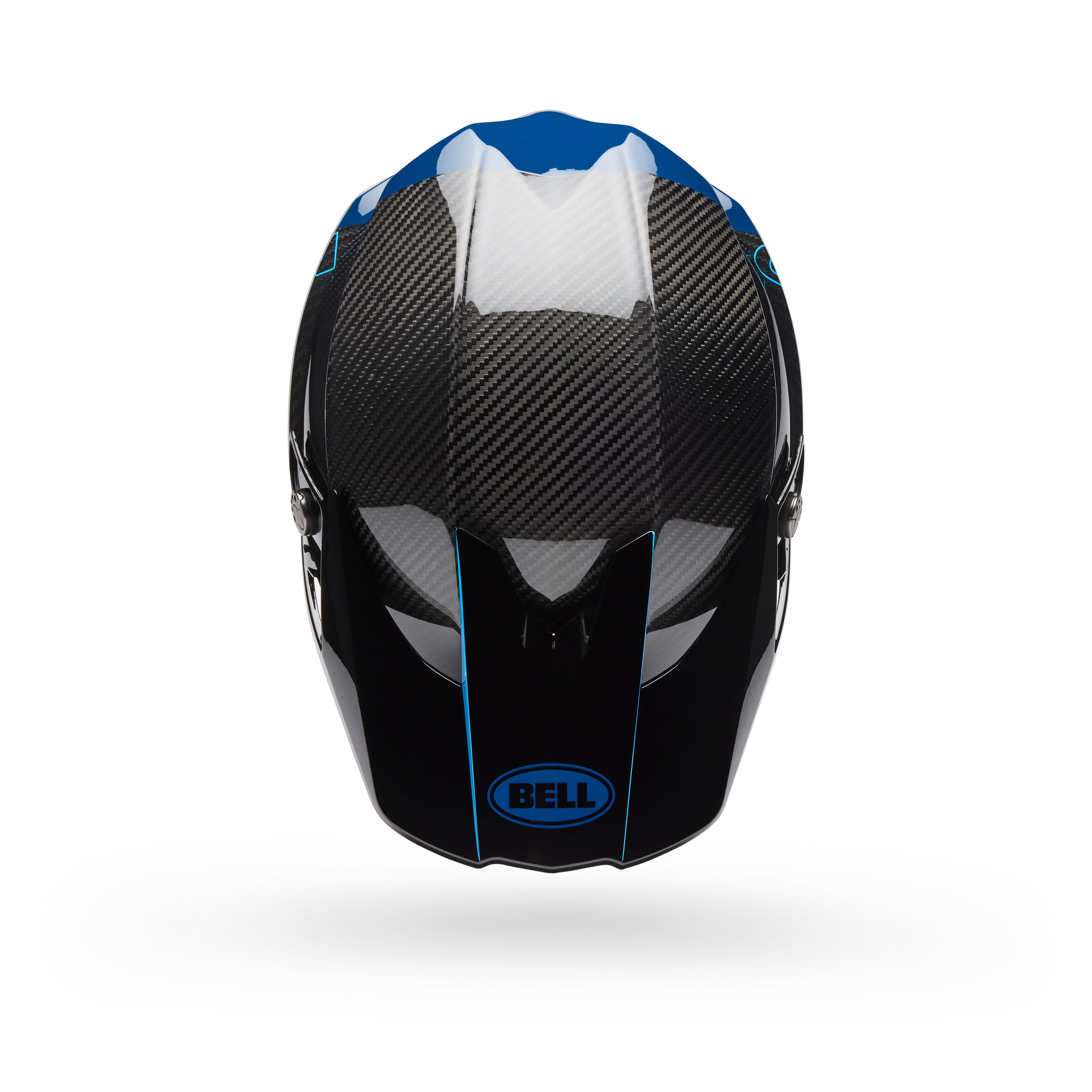 BELL PS MOTO-10 SPHR STRIKE BLUE