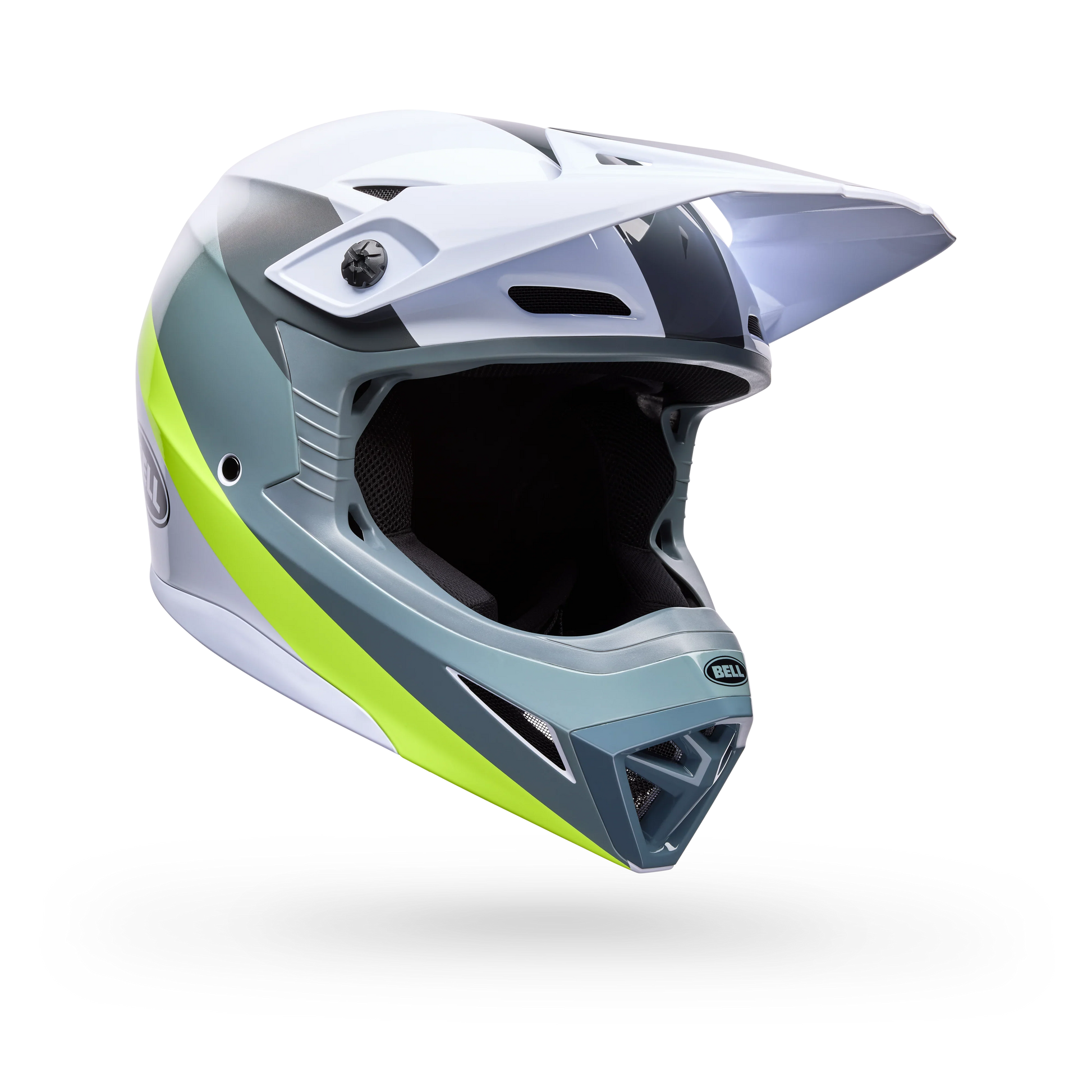 BELL PS MX-10 MIPS AVIATOR/GN WHITE GREEN