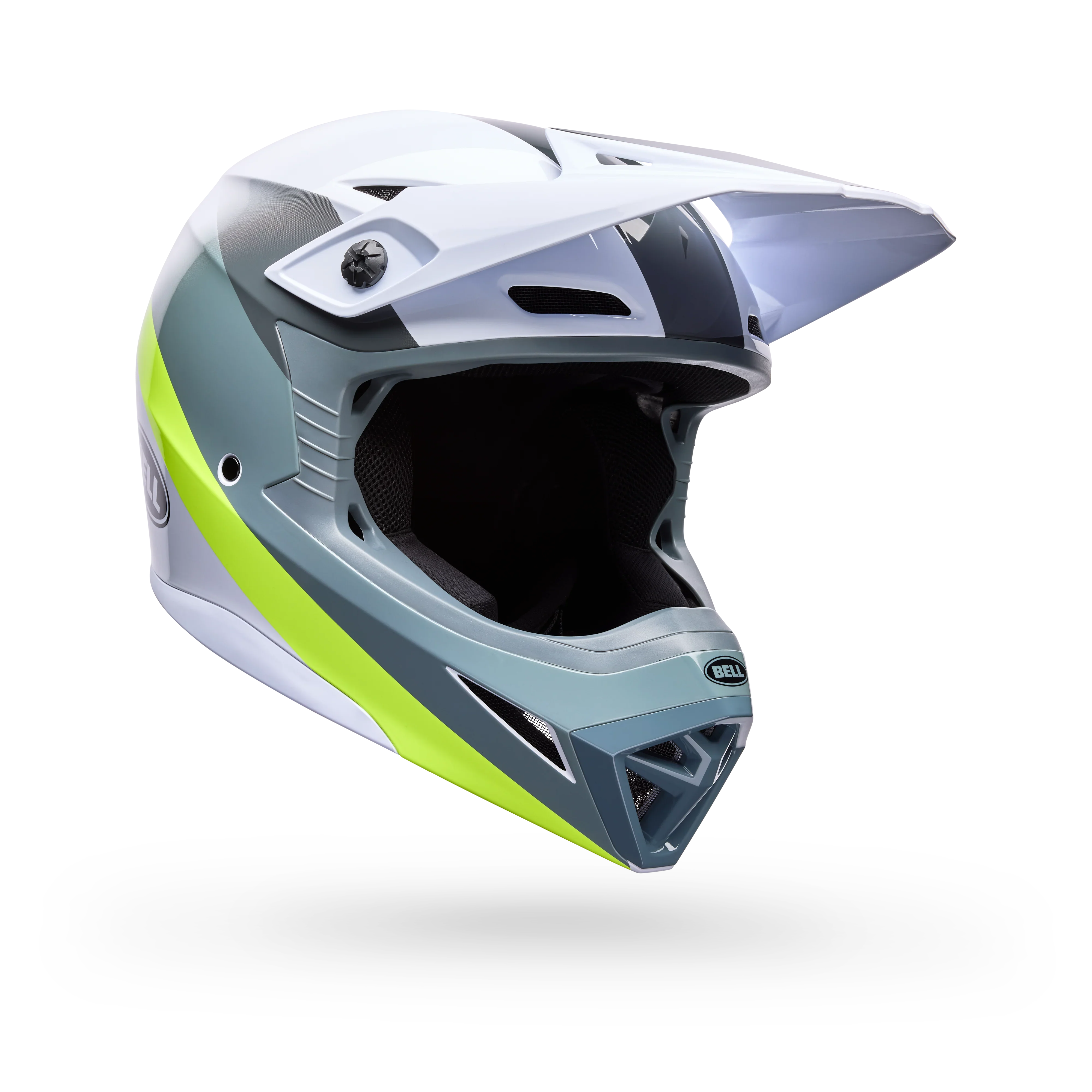 BELL PS MX-10 MIPS AVIATOR/GN WHITE GREEN