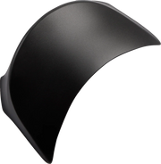 Matte black motorcycle helmet visor shield for protective riding gear