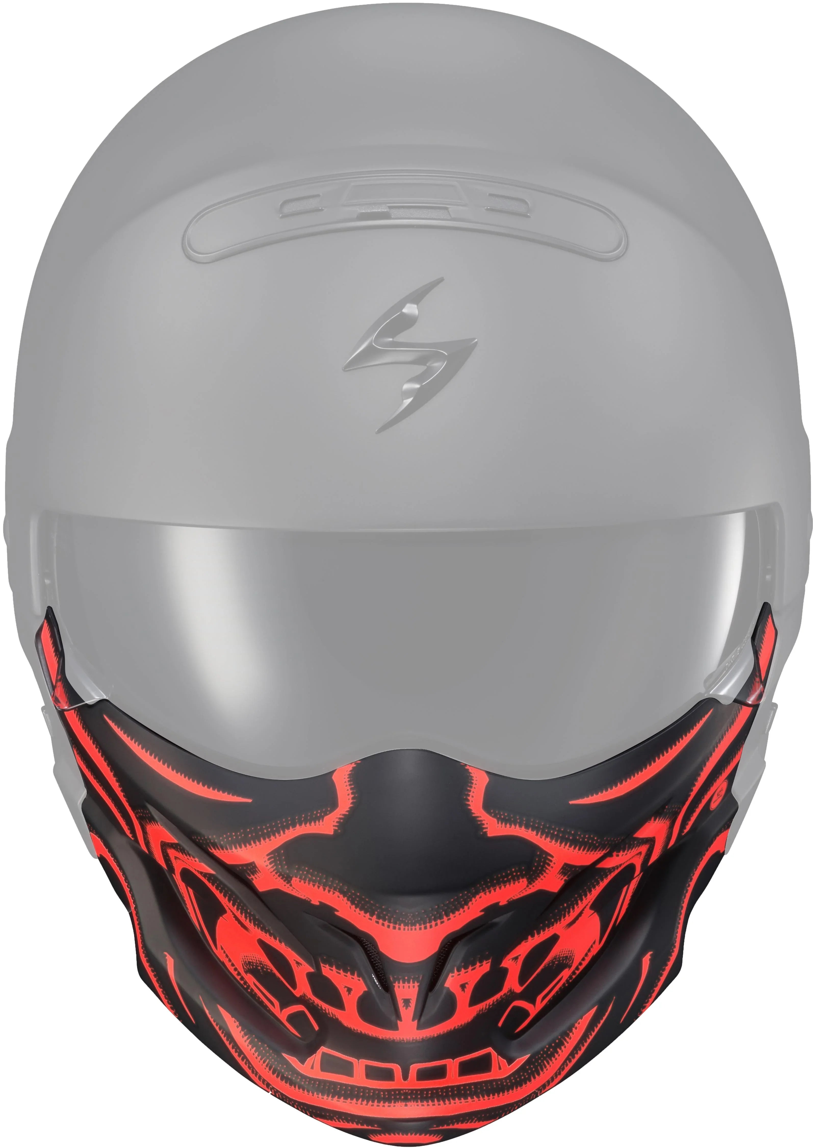 SCORPION EXO Covert Helmet Face Mask Samurai Glow In The Dark