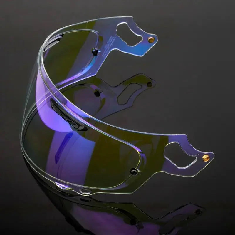The Helmet Shop VAS-V MAX Vision Revo Blue Mirror Replacement Visor for Arai Corsair-X, Signet-X, Quantum-X, DT-X, Defiant-X & Regent-X Helmets – Pinlock-Ready