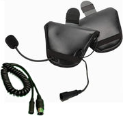 The Helmet Shop 7-PIN Half Helmet Headset Compatible with Harley-Davidson Audio Systems – Lower Cord Included | Ear Protection from Wind Noise and Cold Weather