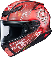 Shoei RF-1400 MS-06S Chars Zaku II Full Face Helmet - TC-1