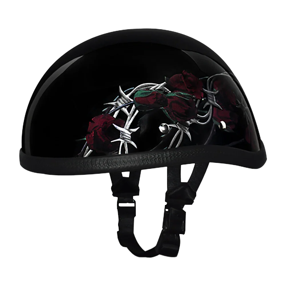 Daytona Helmets Novelty Eagle- W/ Barbed Roses