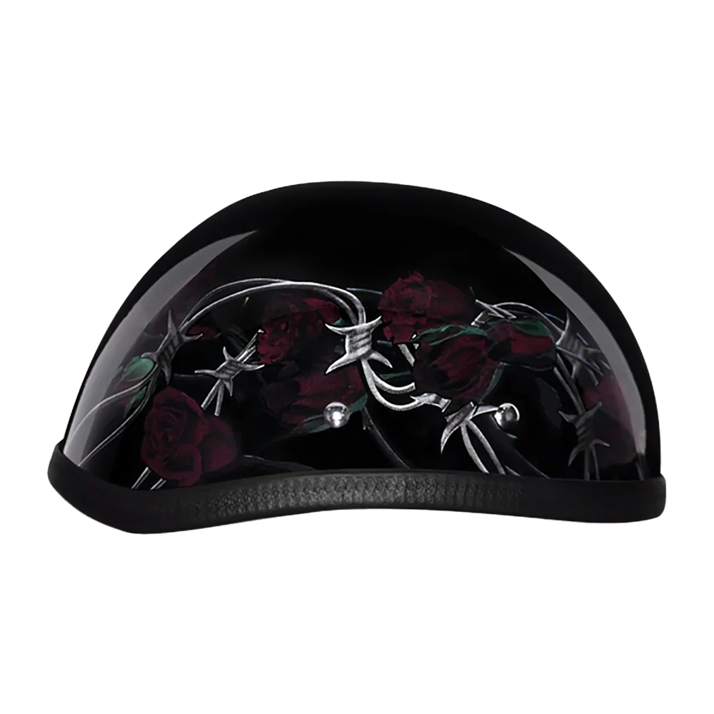 Daytona Helmets Novelty Eagle- W/ Barbed Roses