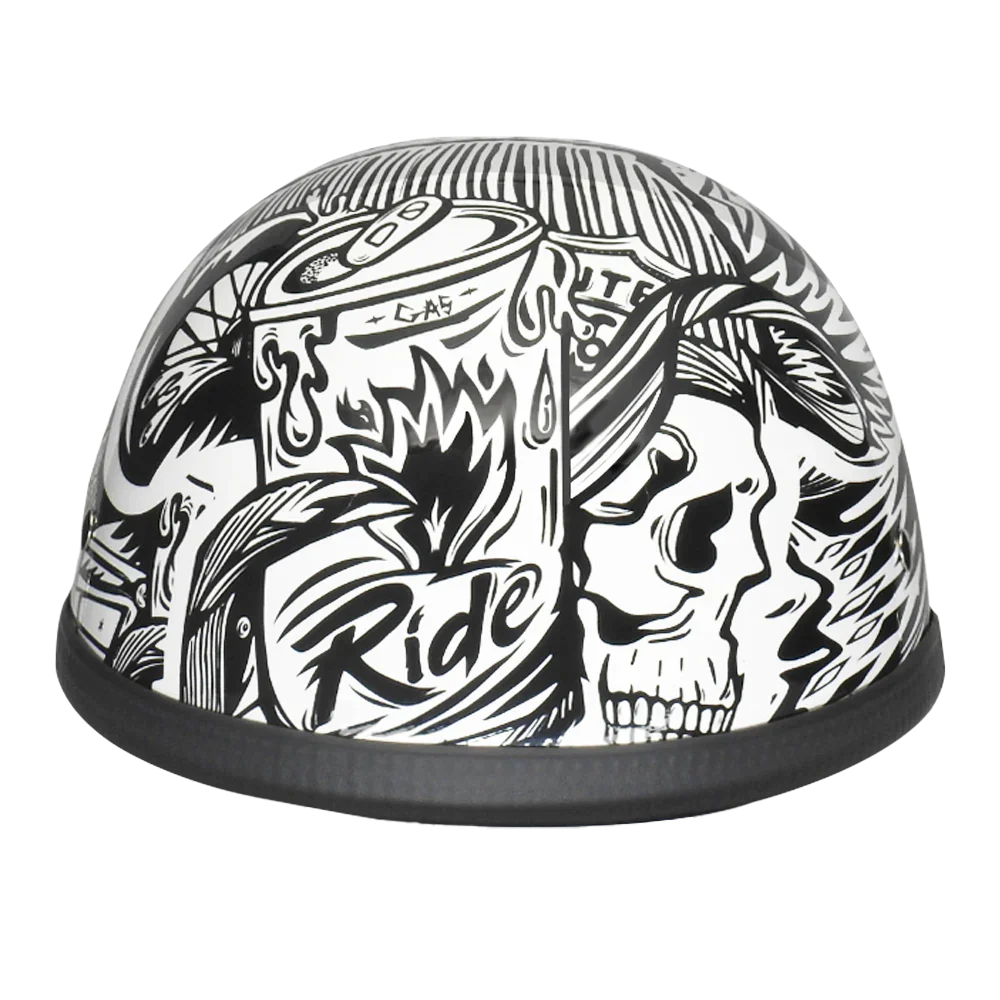 Daytona Helmets Novelty Eagle- W/ Live Fast