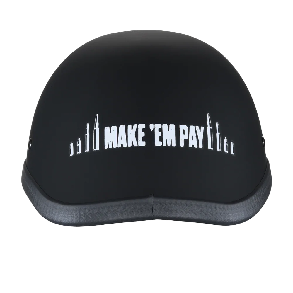 Daytona Helmets Novelty Eagle- W/ Make 'Em Pay
