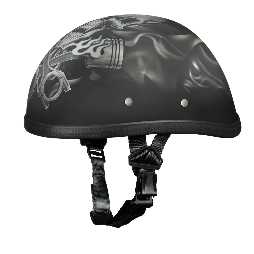 Daytona Helmets Novelty Eagle- W/ Pistons Skull