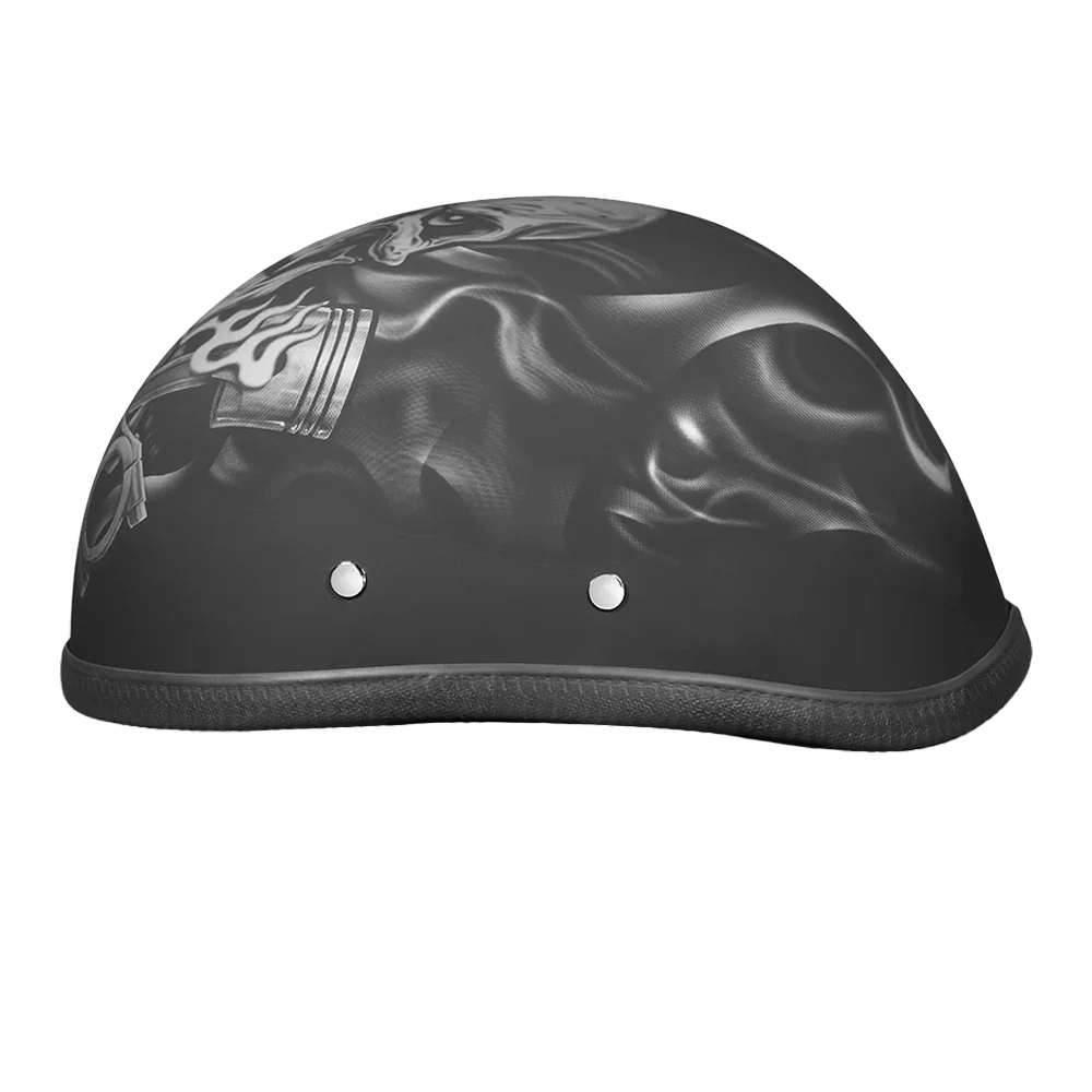 Daytona Helmets Novelty Eagle- W/ Pistons Skull