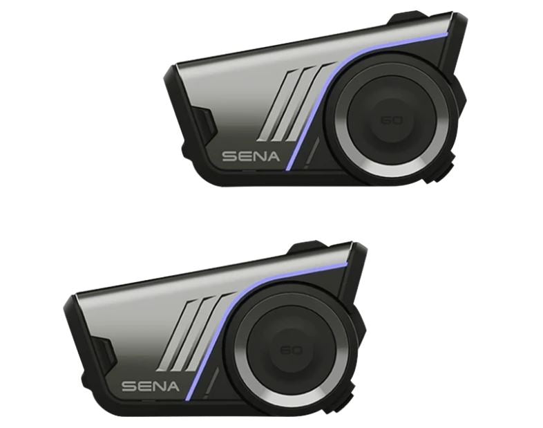 SENA 60S EVO Bluetooth Intercom Helmet Headset Sound by BOSE- DUAL Pack
