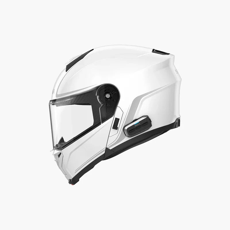 SENA OUTRUSH 2 FLIP UP HELMET W/MESH GLOSSY WHITE XL