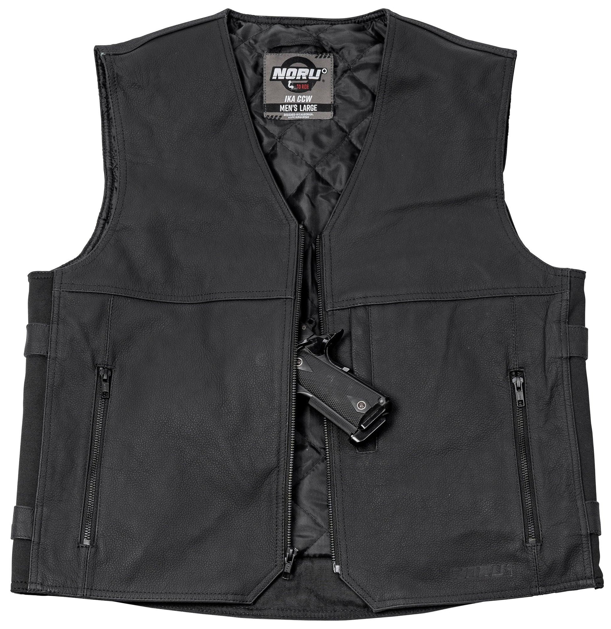NORU IKA CCW LEATHER VEST