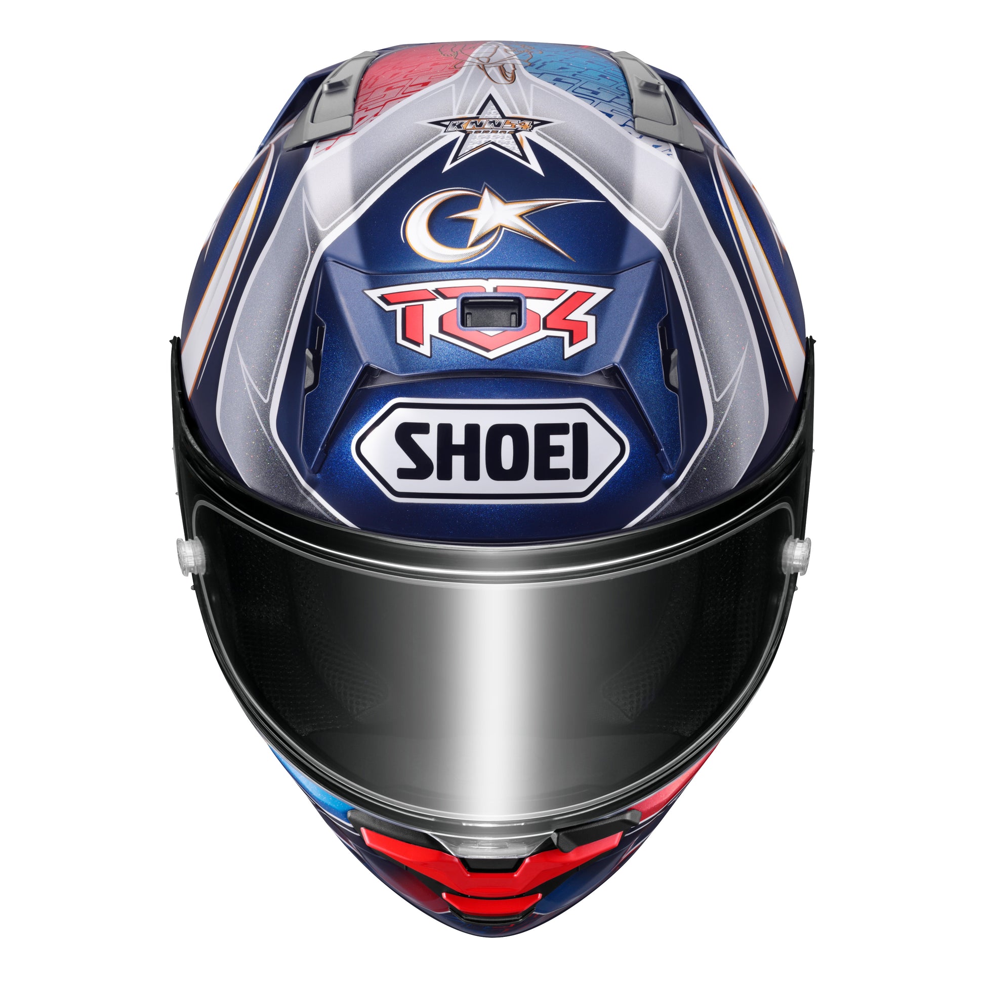 Shoei X-15 Toprak Full Face Helmet - TC-2 - top