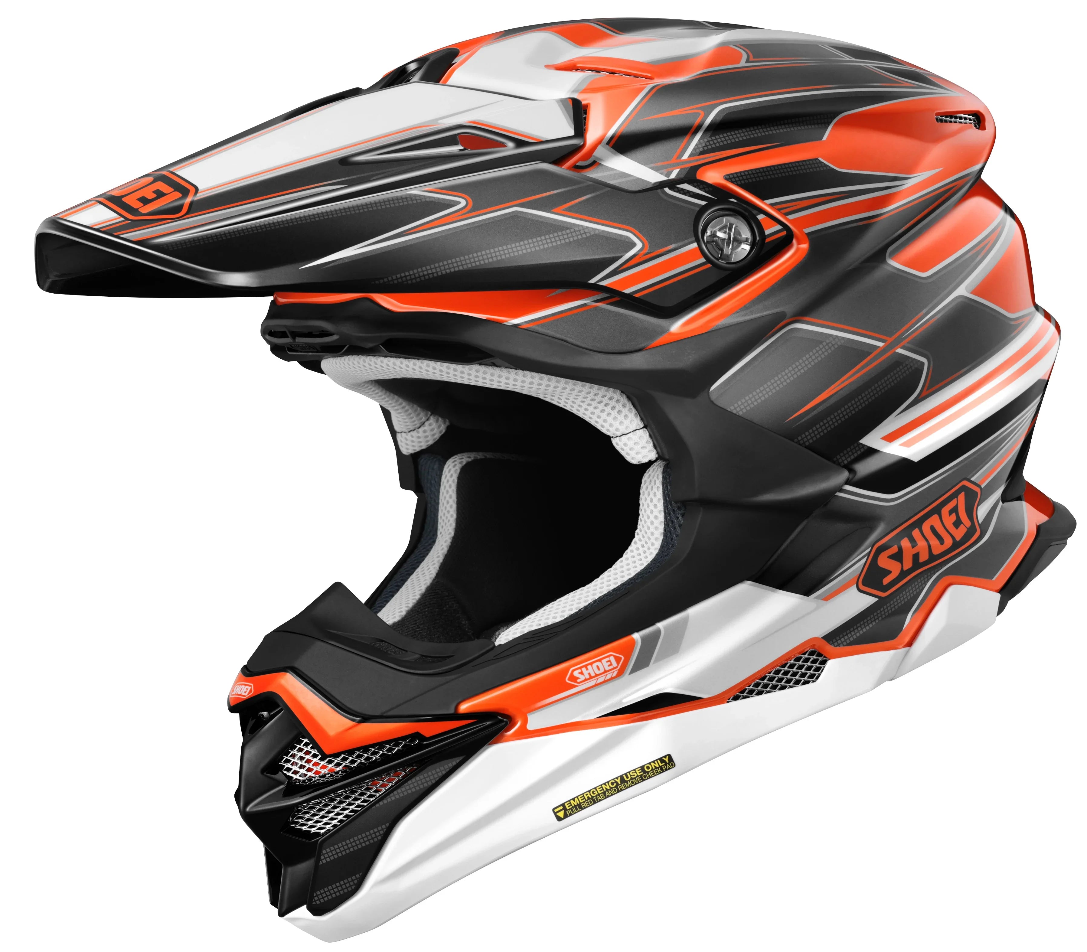 SHOEI VFX-EVO MOTOCROSS DIRT BIKE FULL FACE HELMET SPARKLE TC-8