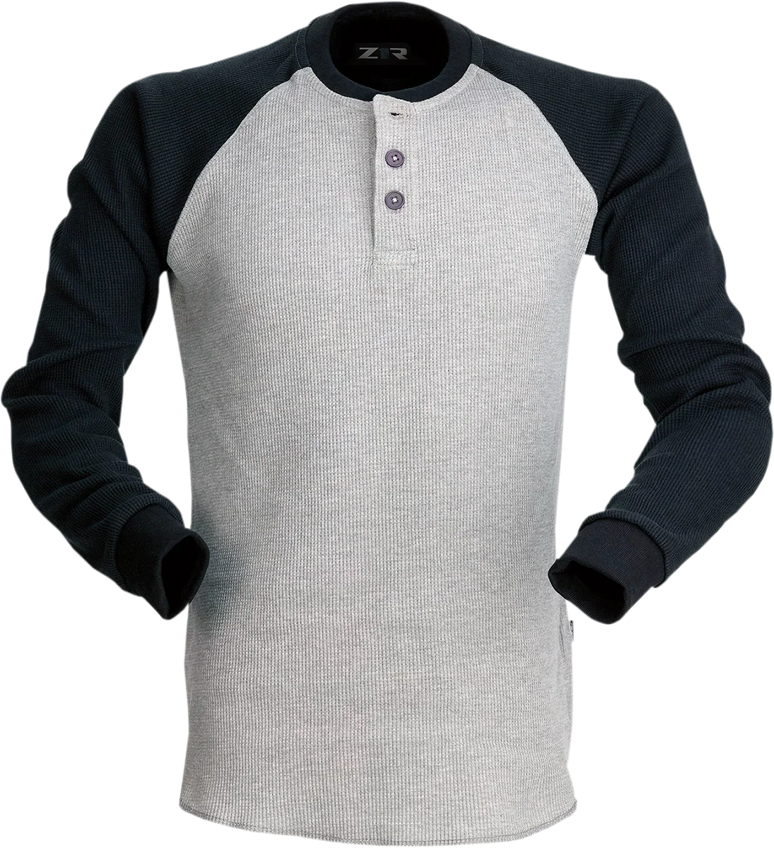 Z1R Waffle Long-Sleeve Knit Shirt