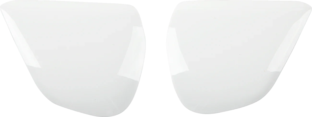 Clear motorcycle helmet visor shields for protective riding gear