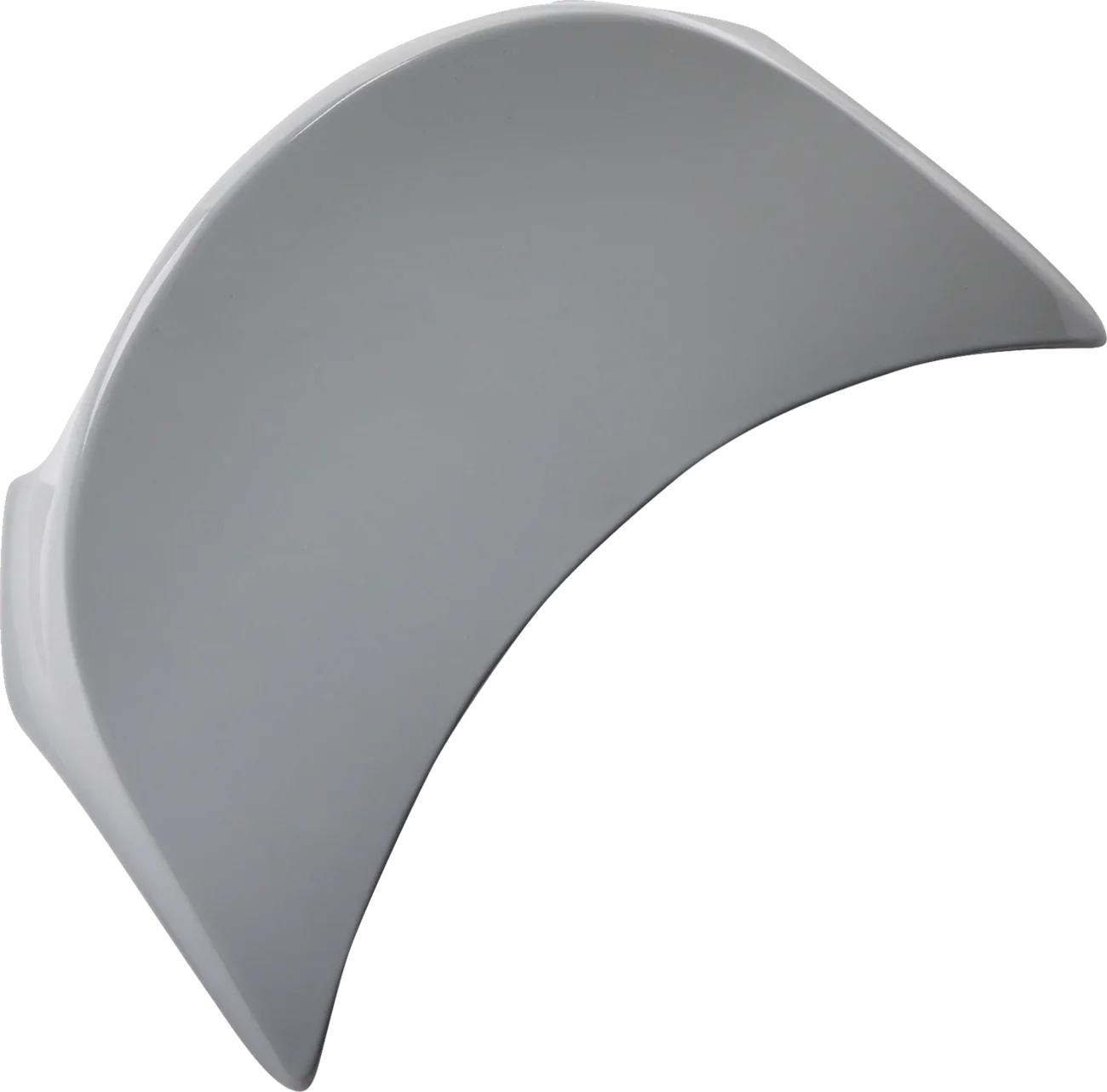 Gray motorcycle helmet visor shield for protective riding gear