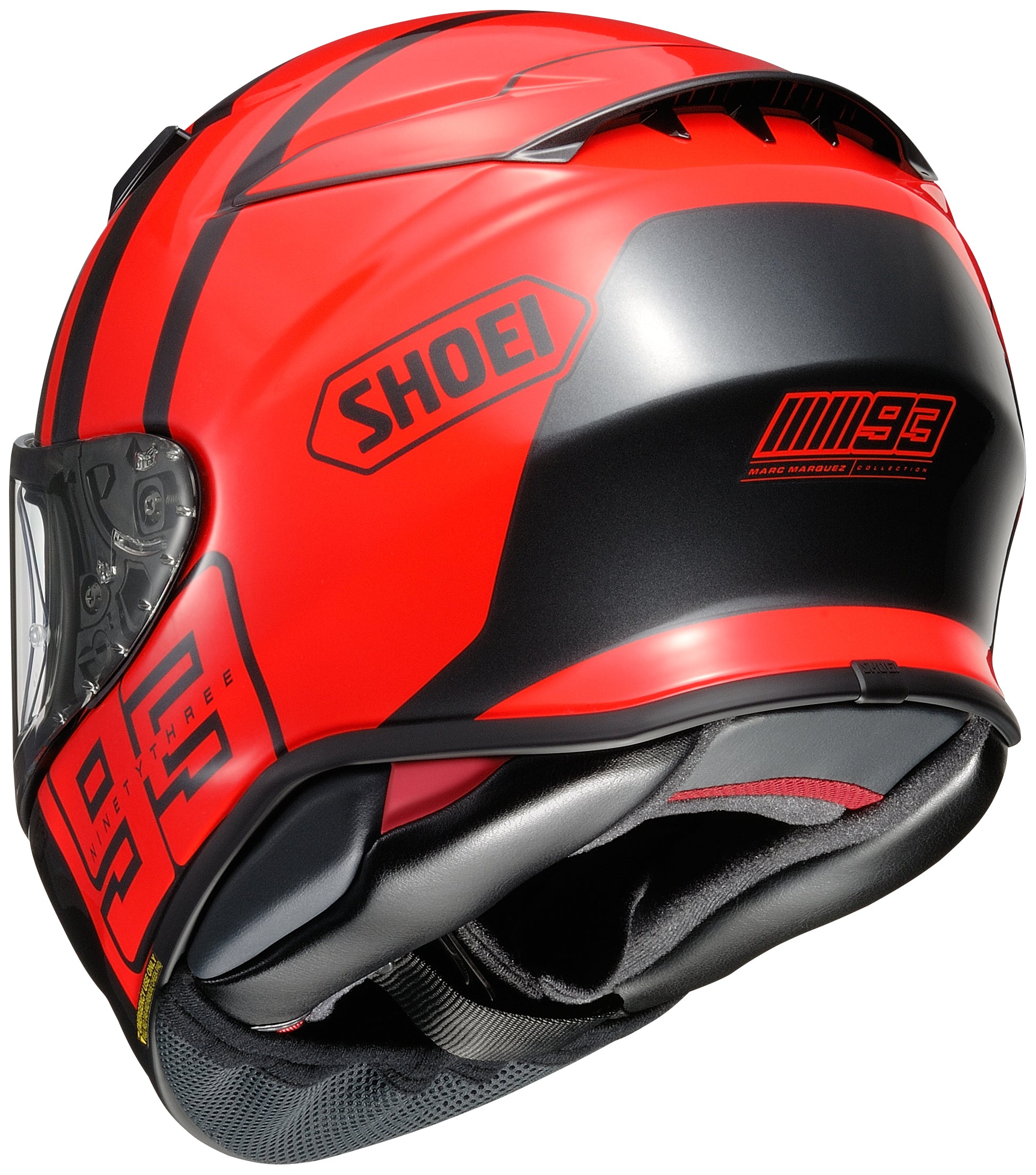 Shoei RF-1400 MM93 Collection Track Full Face Helmet - TC-1 - rear