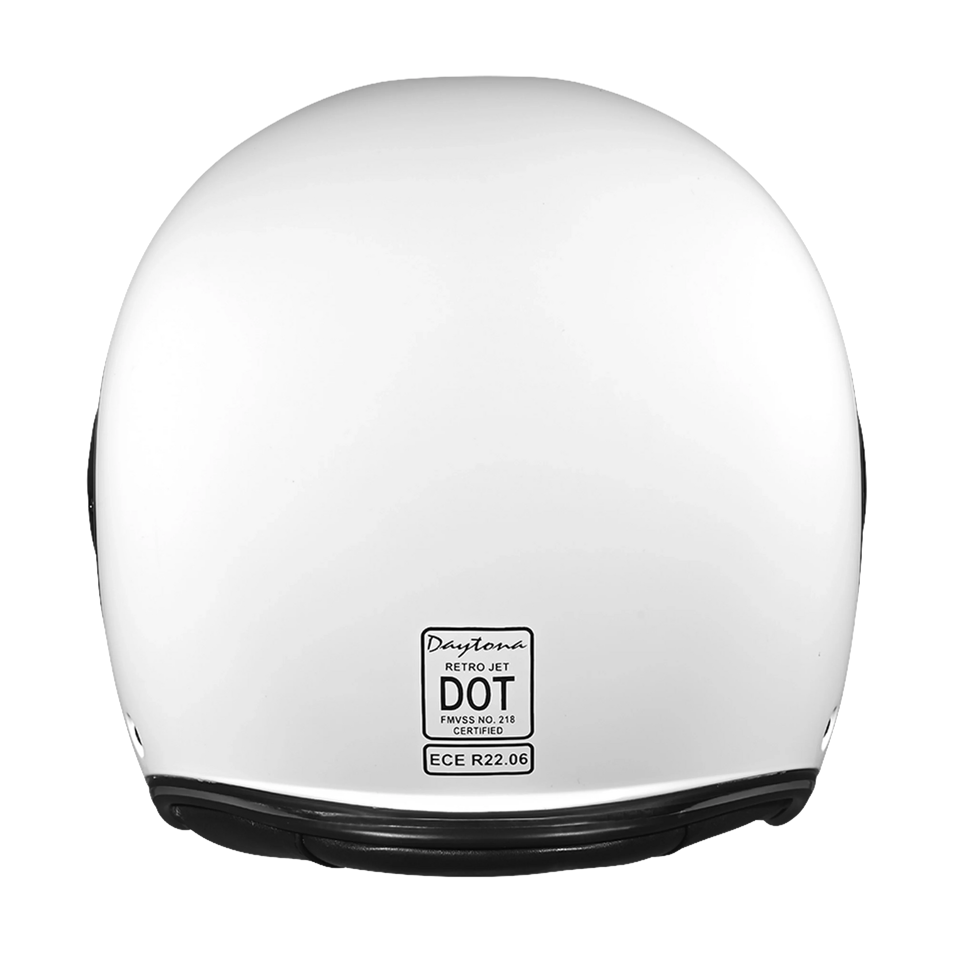 Daytona Helmets D.O.T. & ECE Daytona Retro Jet- Hi-Gloss White