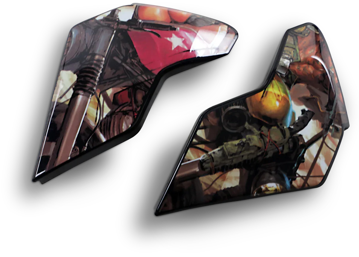 ICON Airflite- Helmet Side Plates - Pleasuredome