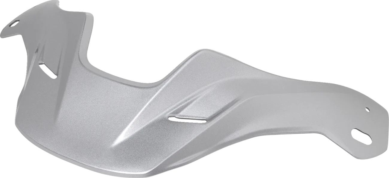 Silver motorcycle helmet visor shield replacement part for full-face helmets