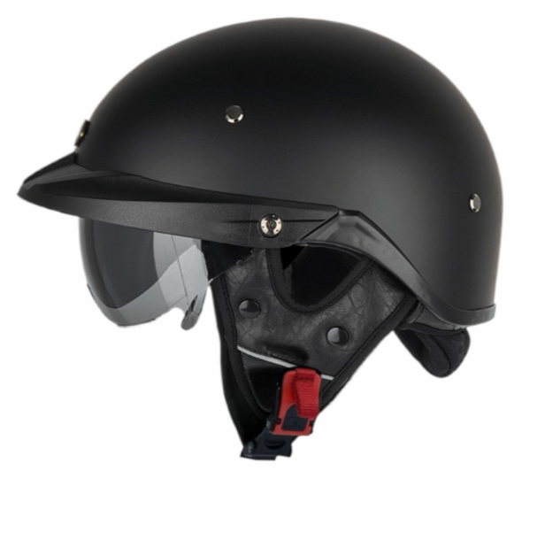 Soman H6 Motorcycle Half Helmet w/Sunshield